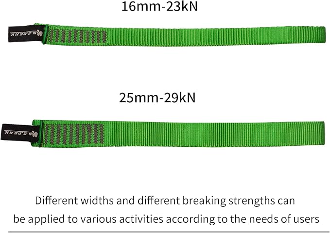 SEPEAK 25mm Nylon Tubular Webbing 1-Inch, 29kN/6520lbs, UIAA Certified Webbing Straps