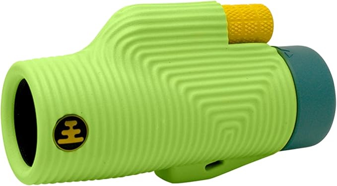Nocs Provisions Zoom Tube 8x32 Monocular, 8X Magnification Telescope, Bak4 Prism, Wide Field of View for Bird Watching, Backpacking & Wildlife Viewing - Chartreuse Green
