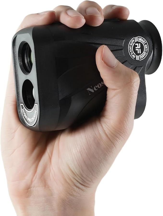 Golf Rangefinder with Slope, 2000 Yards Laser Range Finder with Pin Lock Vibration, 6X Magnification, Magnetic Mount, Rechargeable, Tournament Legal - Golf Gift for Men
