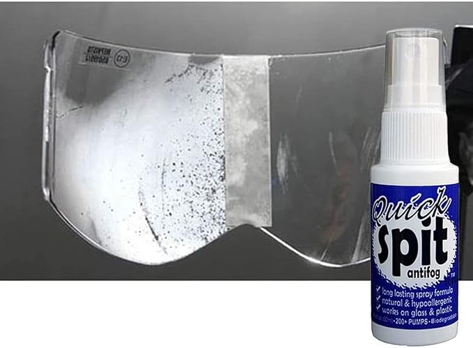 Jaws Quick Spit Anti-Fog Spray for Swim Goggles, Eye Glasses, Snorkel Mask, Scuba Divers, and Safety Eyewear, Made in the USA