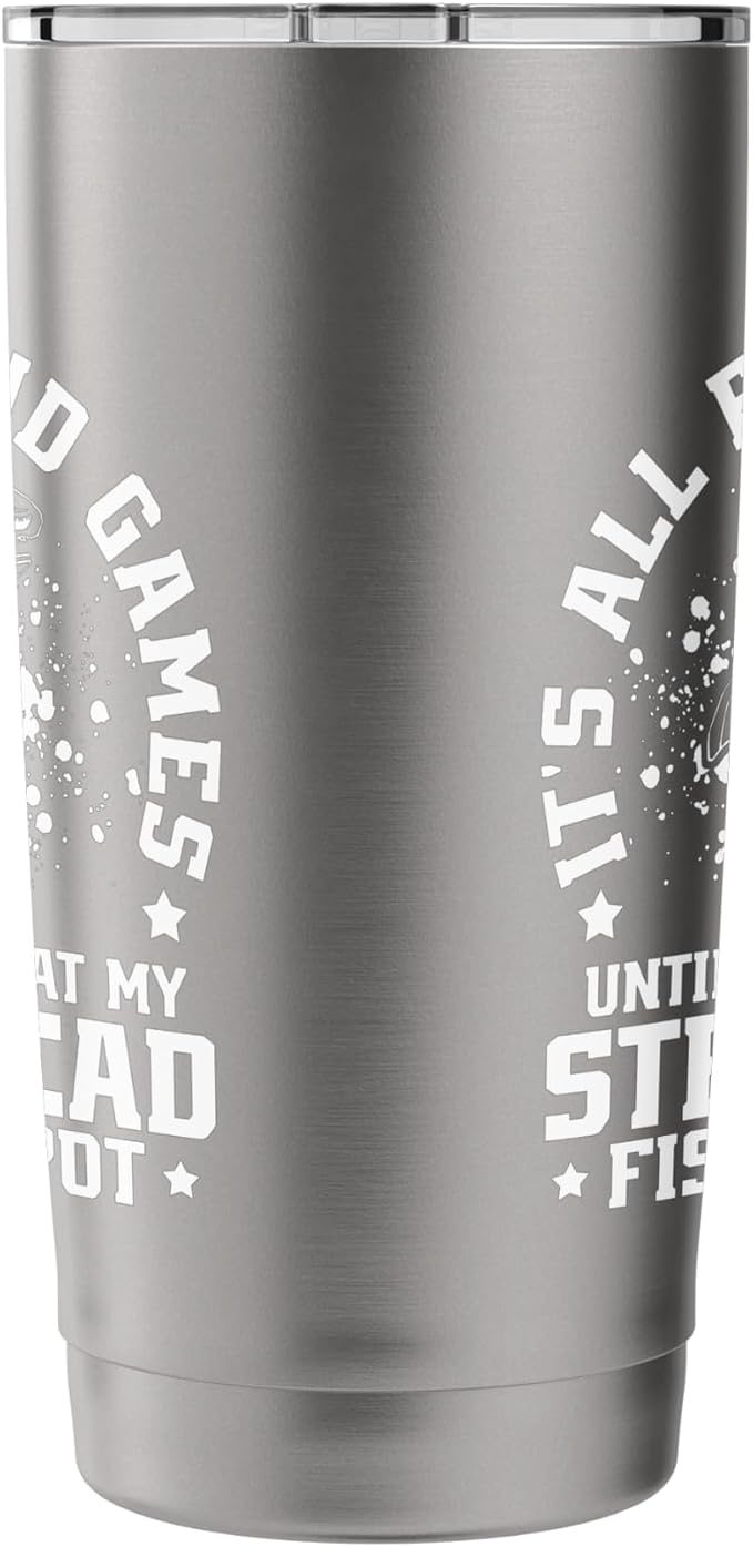 Steelhead Fisherman Gear Steelhead Fishing Net Fisher Stainless Steel Insulated Tumbler