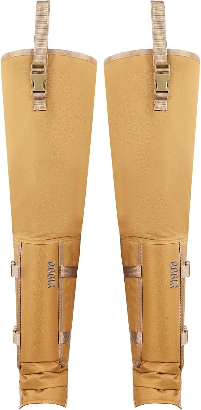 Snake Chaps: Snake Gaiters for Men Offer Snake Bite Protection from Ankle to Thigh
