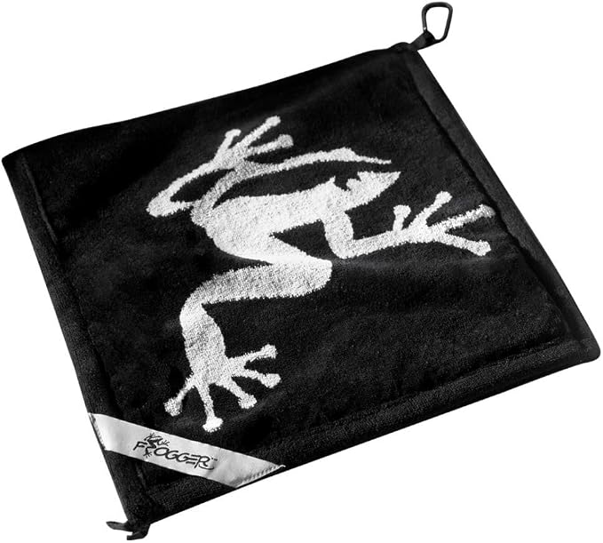 Frogger Extra Large Amphibian 2-in-1 Towel, Golf Bag Rain Hood, Cover Equipment When Raining, Clean with Wet Exterior, Dry with Interior