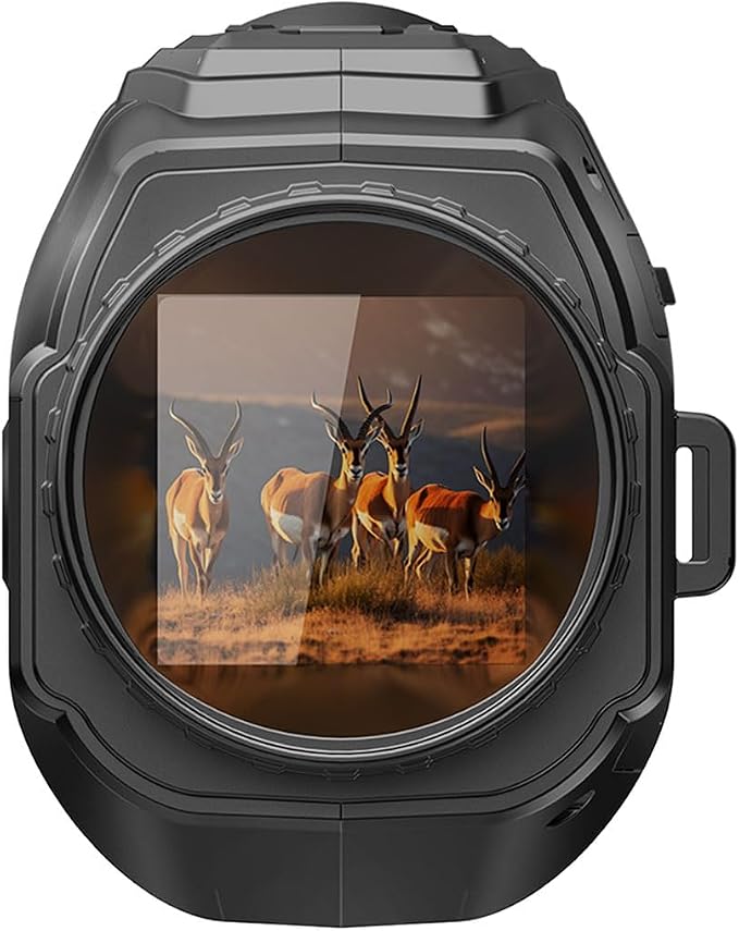 GOWENIC 4K Digital Infrared Monocular, 64 Megapixel, 28X Zoom, Rechargeable and Portable, with 43mm Lens Mount, for Hiking and Camping