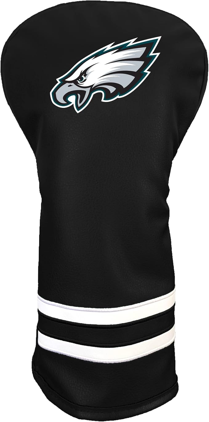 Team Golf NFL Vintage Driver Golf Club Headcover (Printed), Form Fitting Design, Retro Design with Fleece Lining for Extra Club Protection