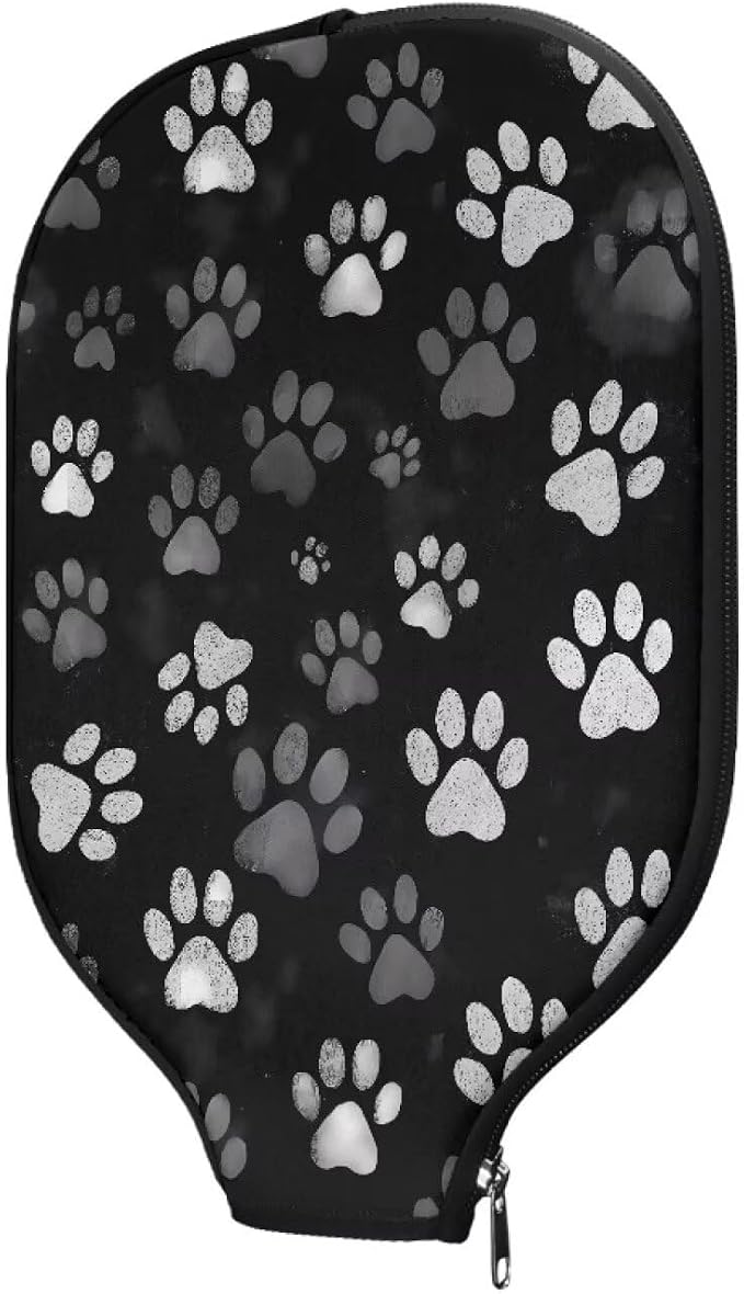 Blue Camo Corgi Pattern Print Pickleball Paddle Covers Only Paddles Holder Sleeve Fits Most Rackets