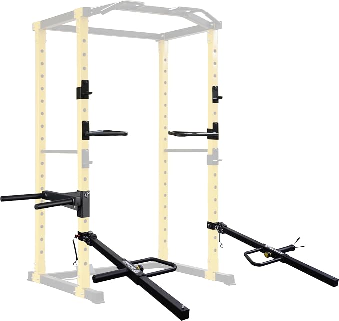 Fitvids Power Cage Squat Rack Accessories Multiple Sizes, Upgraded Adjustable Jammer Arms, Lever Arms,Spotter arms,Squat Belt and Various Other Accessories