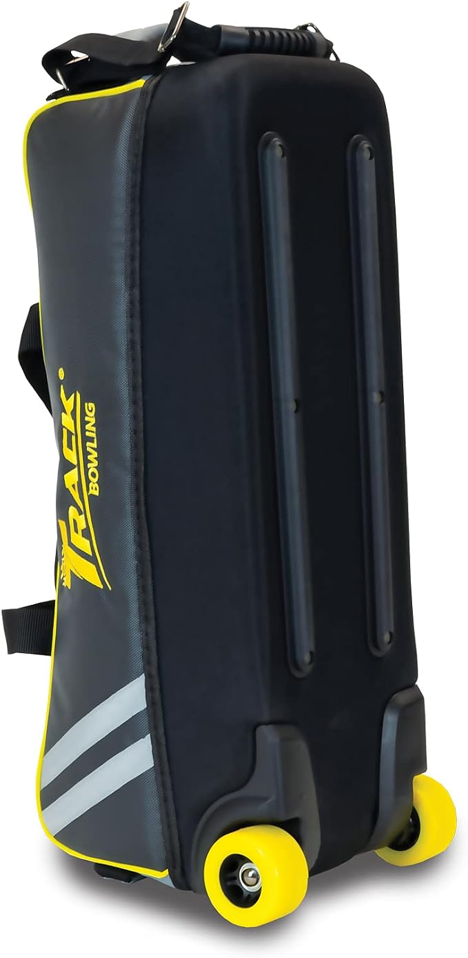 Track Select Slim Triple Tote Bowling Bag - Grey/Yellow