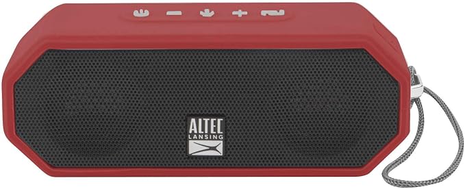 Altec Lansing - Portable Bluetooth Speaker, Waterproof IP67