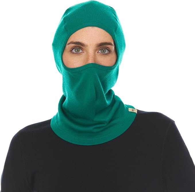 100% Merino Wool Balaclava - Winter Ski Mask - Face Mask - Cold Weather Gear