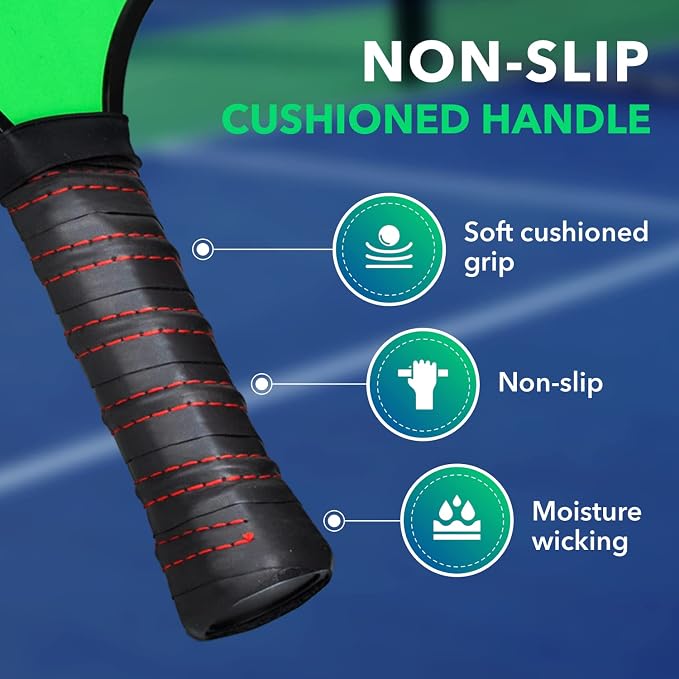 Hajimari Pickleball Paddle x1 - USAPA Approved, Carbon Fiber Craftsmanship | Lightweight Design with Polypropylene Core | Comfort Grip for Enhanced Play