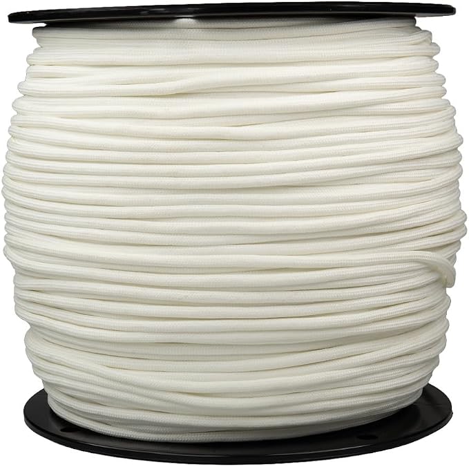 Paracord Planet 1/4 Inch para-Max Paracord - Glow White - 50 Feet
