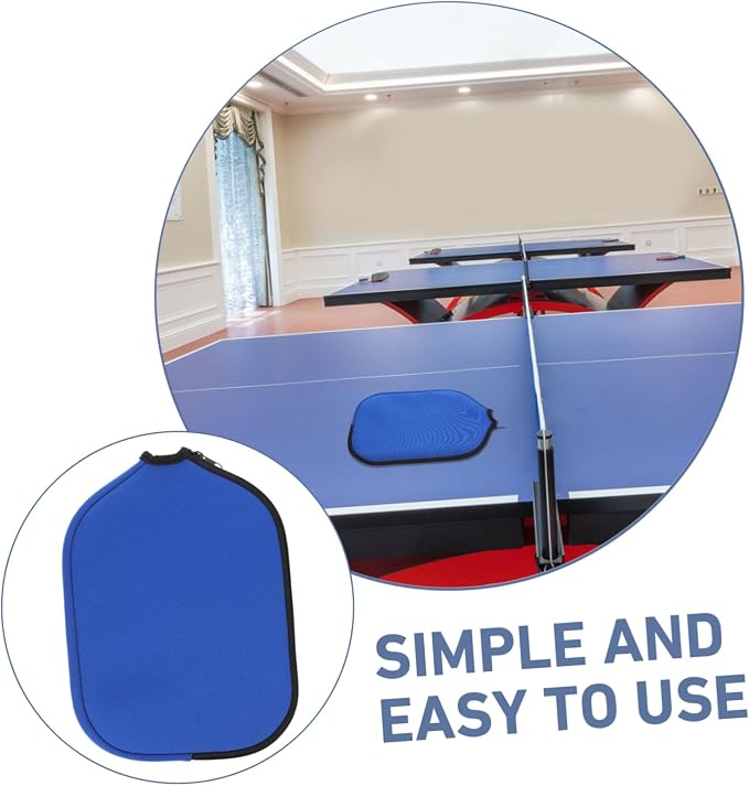 Happyyami Racket Cover Table Tennis Paddle Bag Protective Organizing Bag Table Tennis Racket Case Practical Paddle