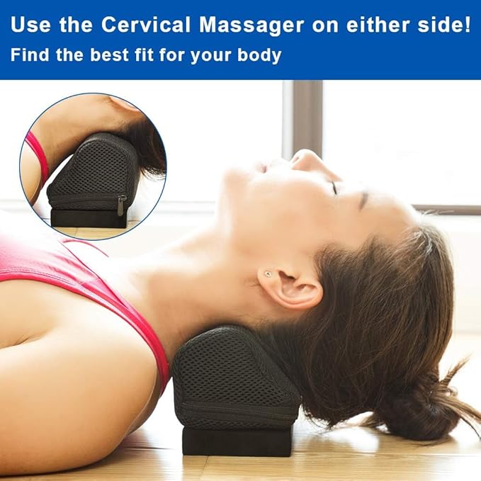 StrongTek Balance & Neck Relief Set – Foam Pad + Cervical Wedge for Stability, Posture & Rehab