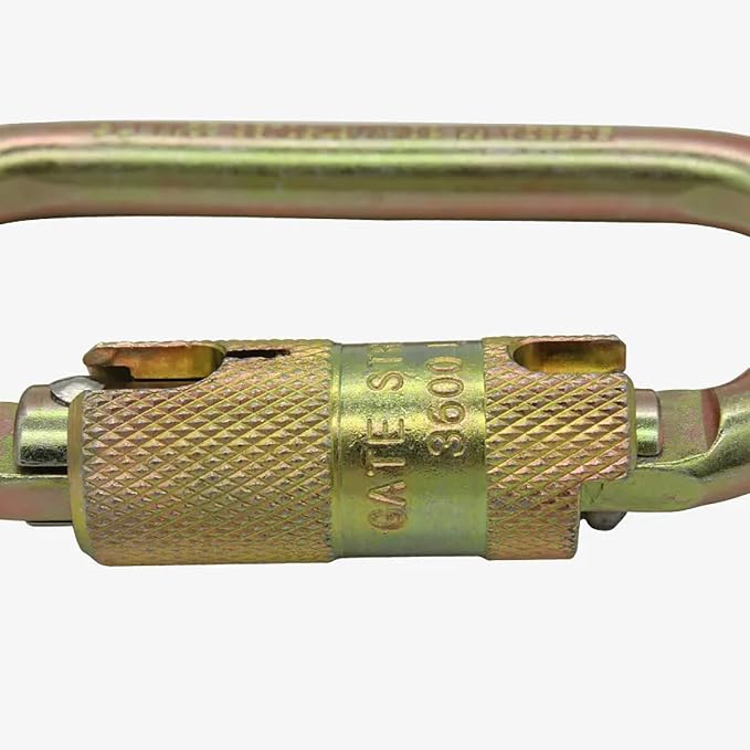 Heavy Duty Auto Locking Carabiner 30KN(6500LBS) UIAA Certified Climbing Carabiners Clips for Rock Climbing, Camping, Rappelling, Hunting, Rescue Equipment