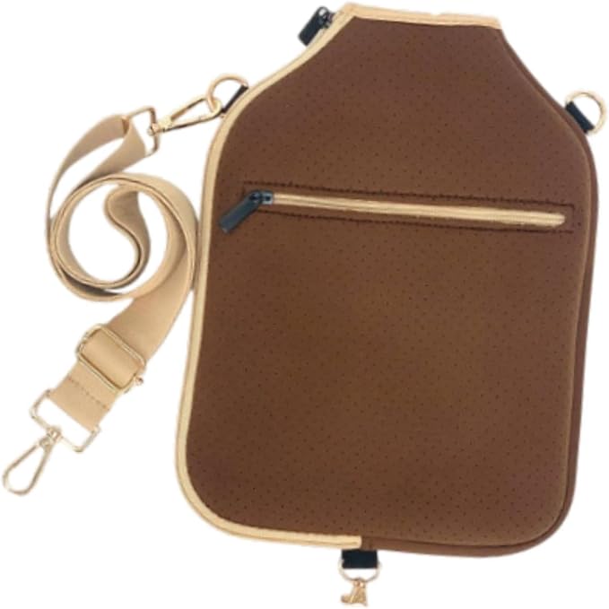 harayaa Pickleball Racket Cover Neoprene Protective Paddle Storage Carrier Pouch with Zipper And Detachable Adjustable Shoulder Strap Suitable for Facility Tr