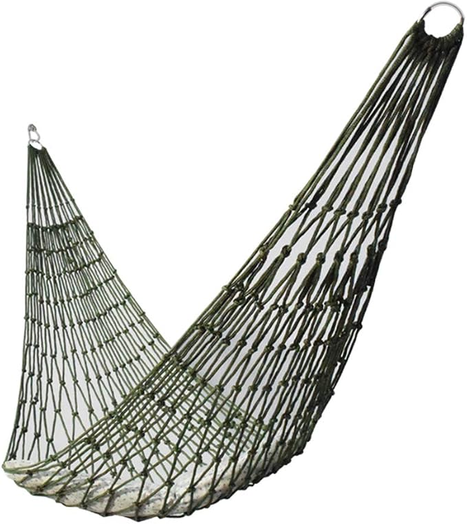 Outdoor Hammock, Camping Hammock Hammock Meshy Rope Hammock Sleeping Net Bed for Hiking Simple Nylon Net Hammock for