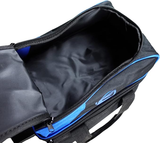 ELITE Basic Single Roller Bowling Ball Bag | Multiple Colors | Fits Up to Size 10.5 Shoes | Compact Design | Bowling Bags With Wheels