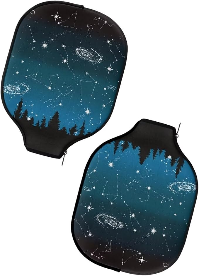Pickleball Paddle Covers, Fits Standard Pickleball Racquets, Durable Zippered Paddle Cover Universal 8.6 x 11.4Inch