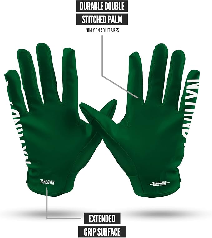 Nxtrnd G1 Pro Men's Football Gloves, Adult Sticky Receiver Gloves