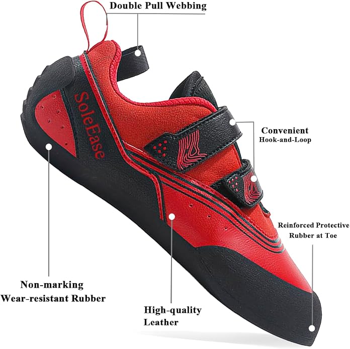 All-Around Men & Women Climbing Shoes for Sport Climbing and Bouldering