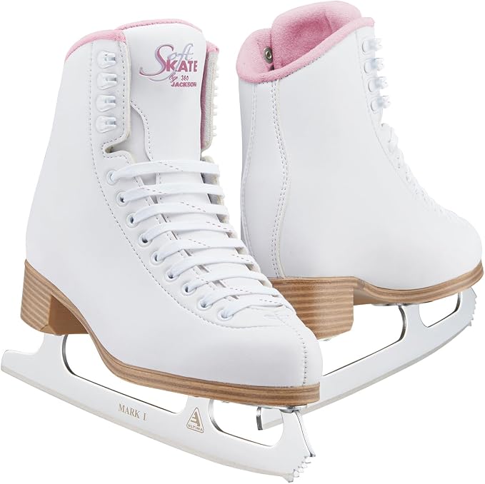 Jackson Ultima SoftSkate 380 Womens Ice Skates for Women/Kids | Comfortable Figure Skates for Ice Skating & Recreational Figure Skating, Ice Skates for Kids/Toddler Ice Skates-Medium Width