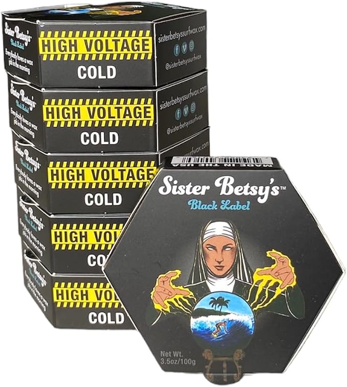 Sister Betsy's Surf Wax The Black Label Formula (4 Pack)