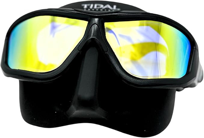 Tidal Glide Freedive Mask - Low Volume mask Designed for Freediving, Spearfishing, and Snorkeling. Anti-Fog Freediving mask.
