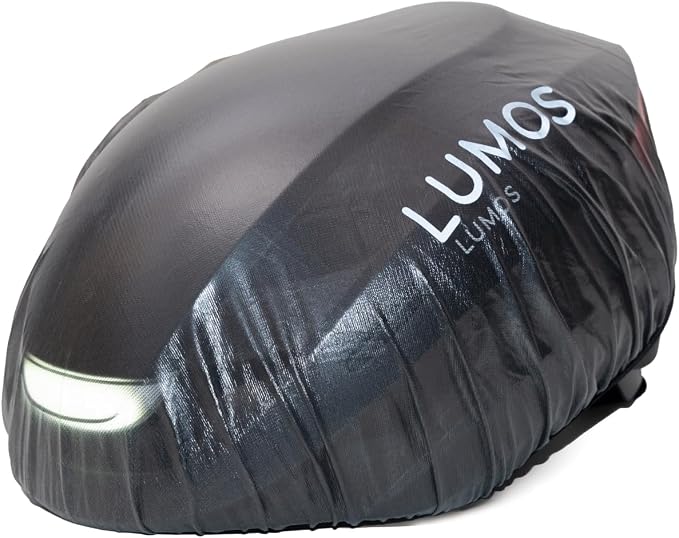 Lumos Helmet Cover with Reflective Strip – Waterproof, Lightweight, Quick-Dry Shell for Bike Helmets Cycling Rain Cover