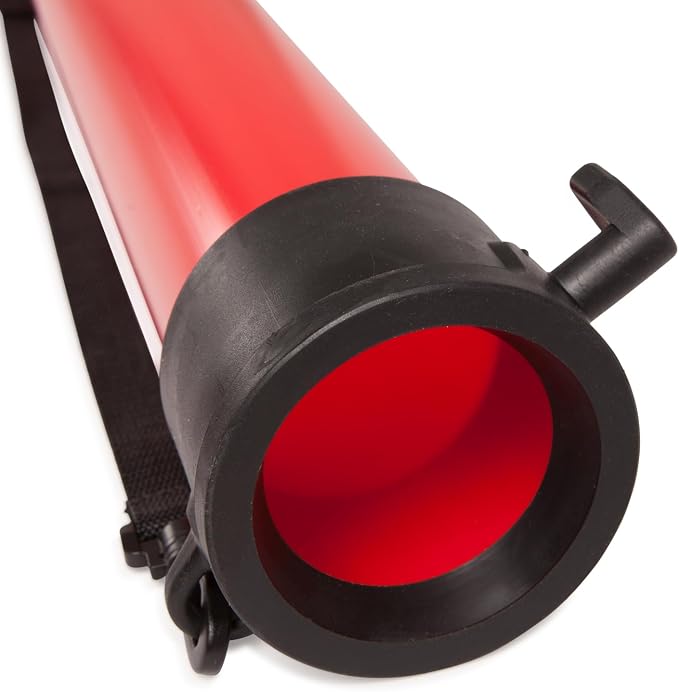 Gamma Sports Tennis Ball Tube Pickup – 18-Ball Capacity with Carry Strap and Durable Rubber End Caps with Fence Clips – Quick Court Cleanup Tool for Players, Coaches & Instructors