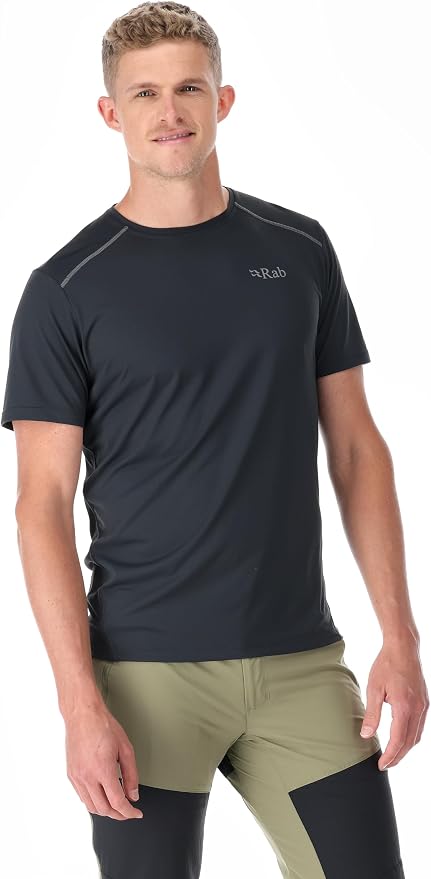 Rab Men's Force Tee - Lightweight T-Shirt for Hiking, Climbing, & Trail Running