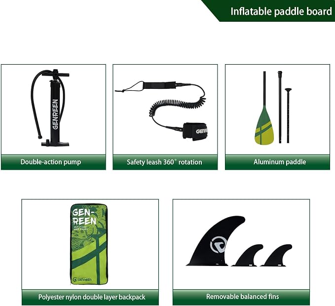 Paddle Board Stand up Paddle Board (Extra Large 11'*33/34") Newly Improved 2 Side Layers 450LBS Quality Inspection×5 (All-Season for JP customers) paddleboards Fishing Family Pet Friendly
