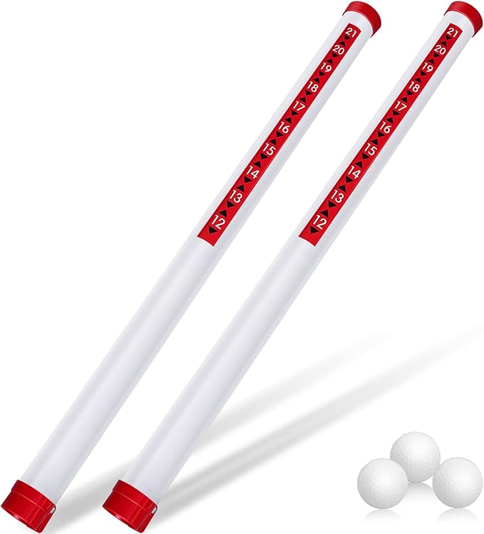 Deekin Golf Ball Retriever Plastic Clear Picker Upper Tube Golf Ball Shagger Grabber Collector, Professional Pickup Tool Device for Men Women, 35.4 Inch