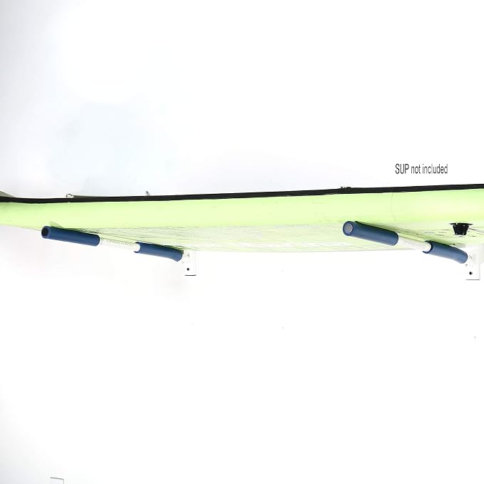 SPAREHAND Premium Edition: All Climate Wall Mount Hybrid Rack for SUPs and Kayaks
