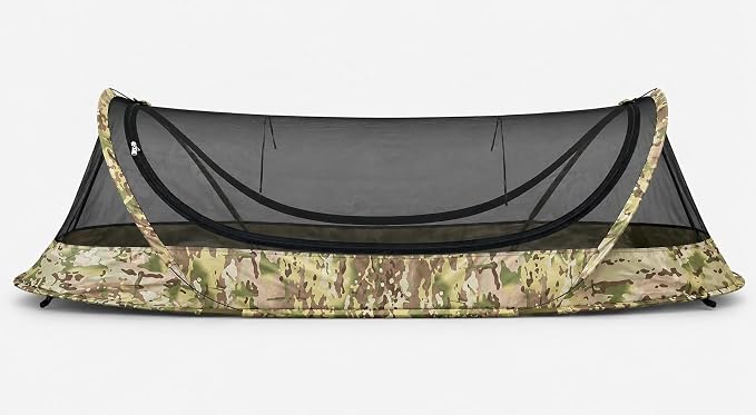 USGI Industries Bivy Tent | Lightweight Single Person Sleeping Net System for Outdoors, Camping, Survival, Hiking, Backpack | Mesh Protection