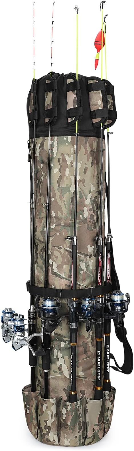 Fishing Pole Bag Rod Case, Folding Fishing Pole Bag Fishing Gear