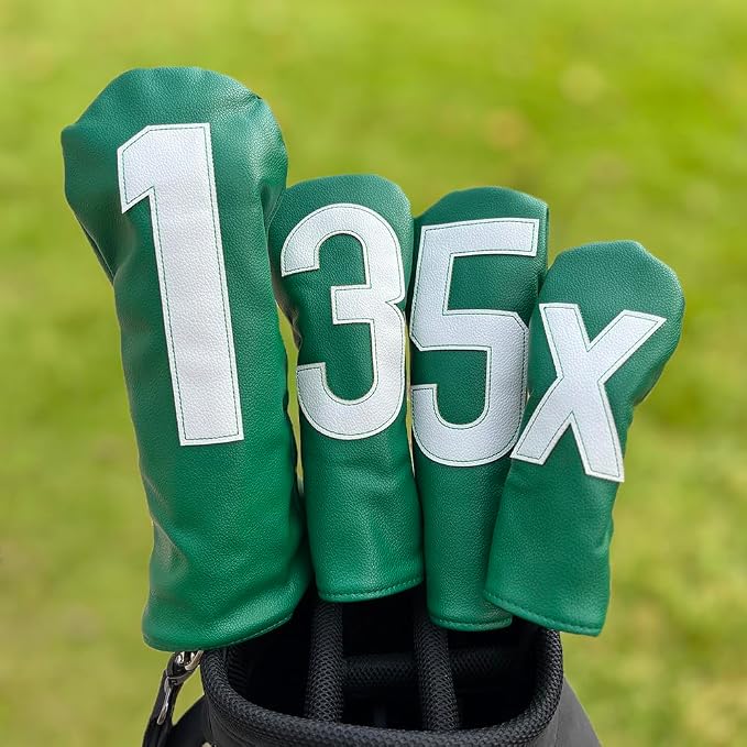 Premium Golf Head Covers - Golf Driver Head Covers, Protects Against Scratches and Damage, Specifically Designed for Fairway Woods.