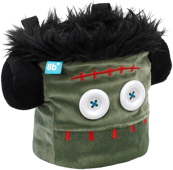 8BPLUS Chalk Bag for Climbing, Bouldering, Belt and Giftbox Included - Wide Opening - Brush Holders, for Left & Right Handers (Franklin (Limited Edition))