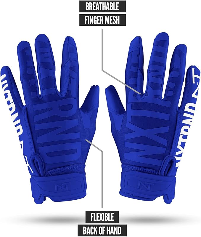 Nxtrnd G1 Pro Men's Football Gloves, Adult Sticky Receiver Gloves