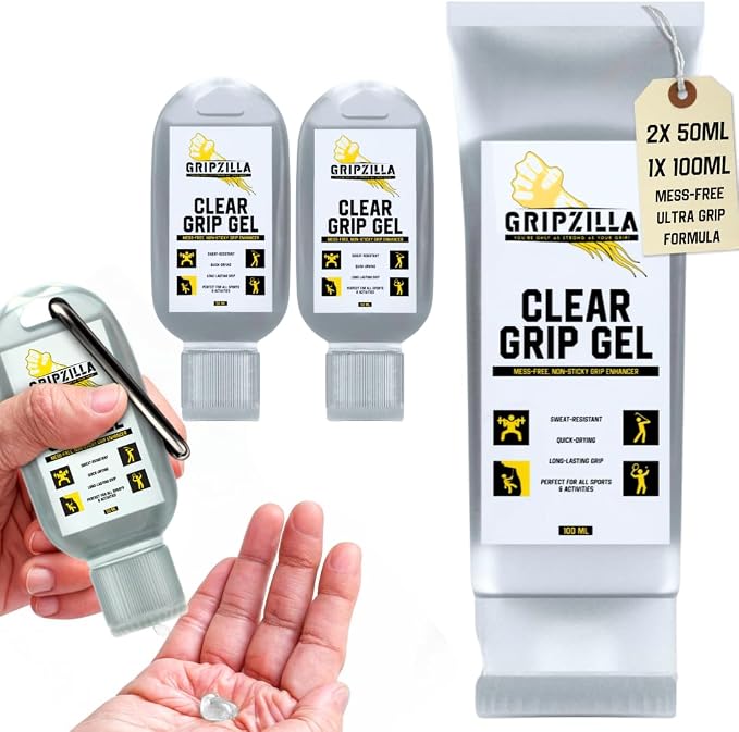 GRIPZILLA Liquid Chalk Kit Gym Chalk for Weight Lifting, Rock Climbing, Pole Grip, Bouldering, Powerlifting, Ball, Gymnastics, Sports, and Workout - Package May Vary