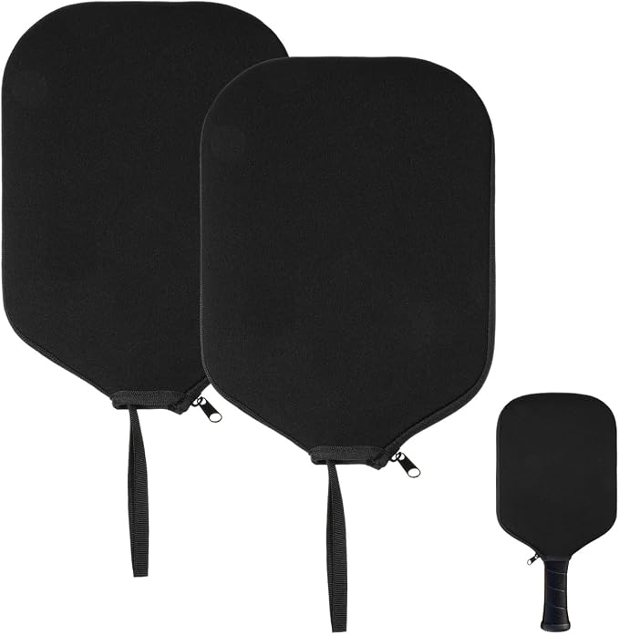Mipcase Pickleball Paddle Covers 2 Pack with Zippered Tennis Racket Case for Outdoor Beach Sports Storage and Protection