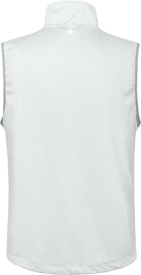 Little Donkey Andy Men's Lightweight Softshell Vest Windproof Sleeveless Jacket for Travel Hiking Running Golf