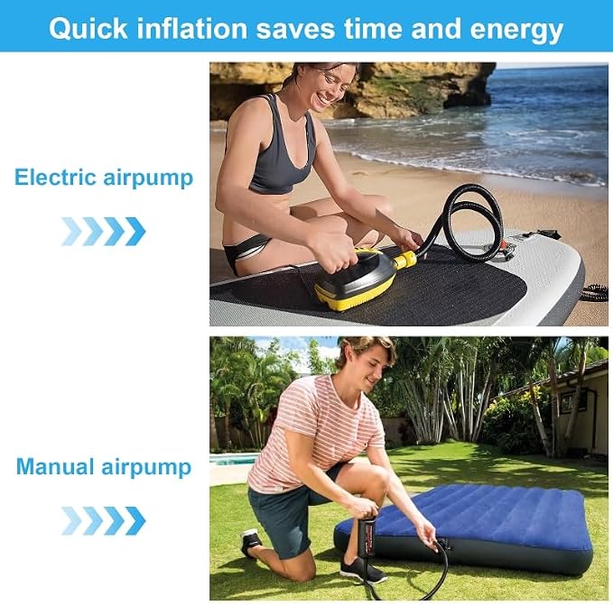 RNSXYAT 2Pcs Stand Up Paddle Board Pump Adapter, Strong Sealing Inflatable Boat SUP Pump Adaptor, Conventional Air Adapter Quickly Inflation, SUP Air Adapters for Stand-Up Paddleboard and Kayak