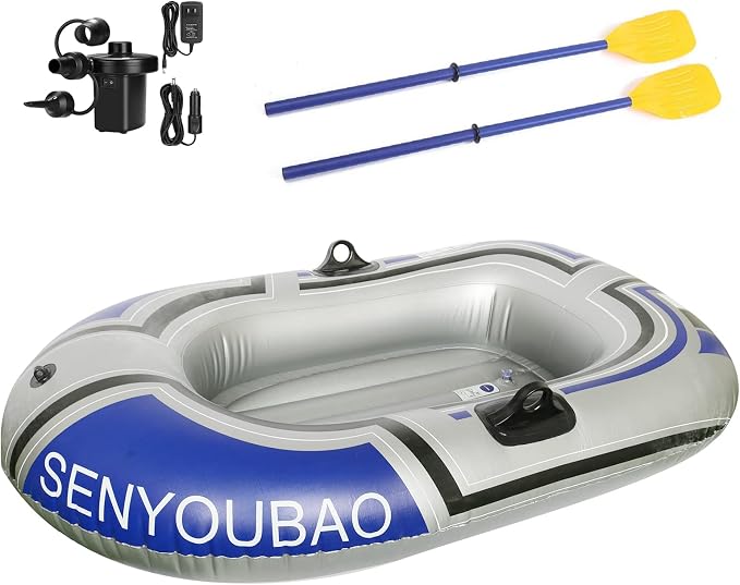 BESTHLS Inflatable Boat,Swimming Pool and Lake Inflatable Boat