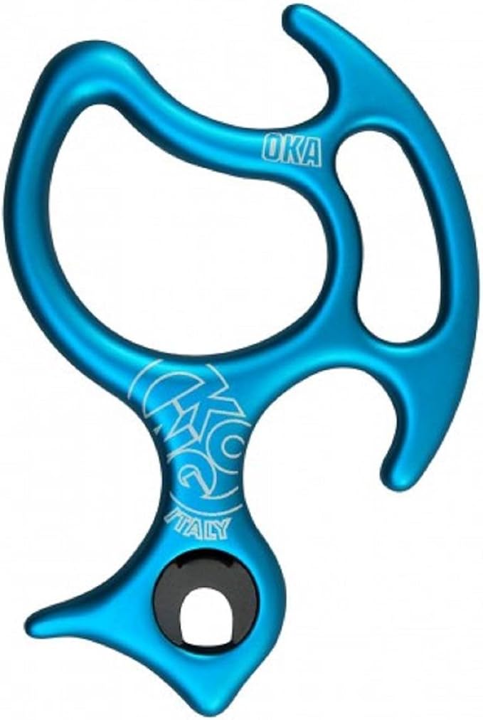 Kong Italy - Oka Descender Blue | climbing-descenders