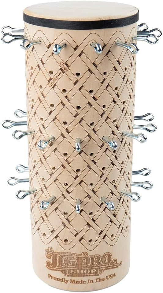 Easy Assist Mandrels – Knot Tying Tool – Includes Pins and Rubber Bands (3 Inch, 13 Bight)