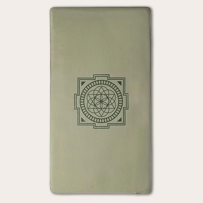 ShaktiMat Acupressure Mat for Relaxation, Massage Muscles, Aid Sleep & Unlock Inner Tension, Similar to Acupuncture, No Needles Required (Premium, Level 1, Tulsi)