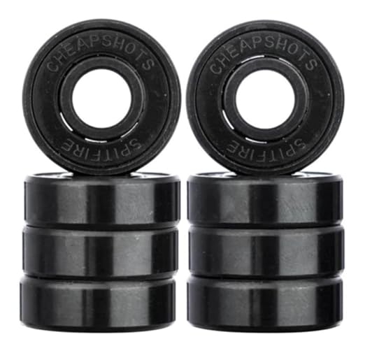 Spitfire Cheapshots Bearings 8 Pack w/Reflex Speed Lube, Swiss Bearing Press/Puller & Unit Skateboard Tool