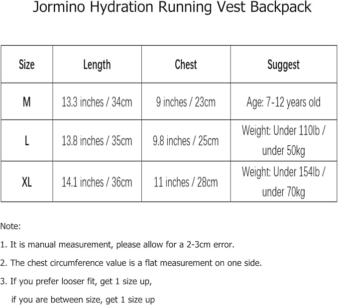 Hydration Running Vest Water Bottle Carrier, Outdoor Sports Trail Backpack for Youth, Teens and Adult