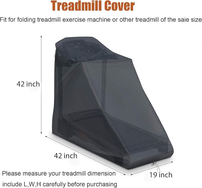 Treadmill Cover for T Series, Treadmill Covers Waterproof Outdoor for Home, Exercise Equipment Cover Indoor & Outdoor